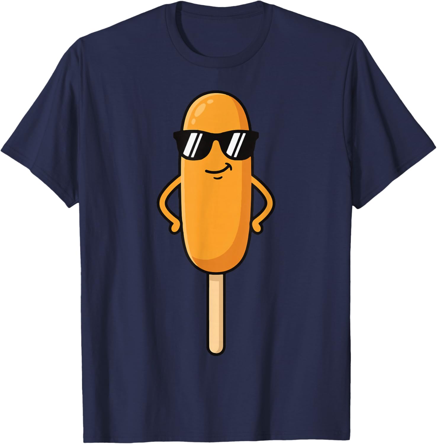 Corn Dog Sunglasses T-Shirt - T-Shirt | Navy