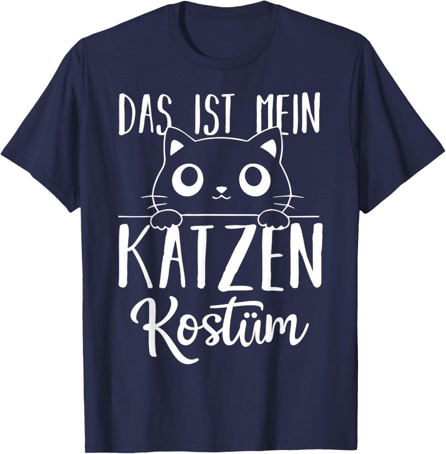 Das Ist Mein Katzen Costume Carnival Fancy Dress Theme Party T-Shirt - T-Shirt | Navy