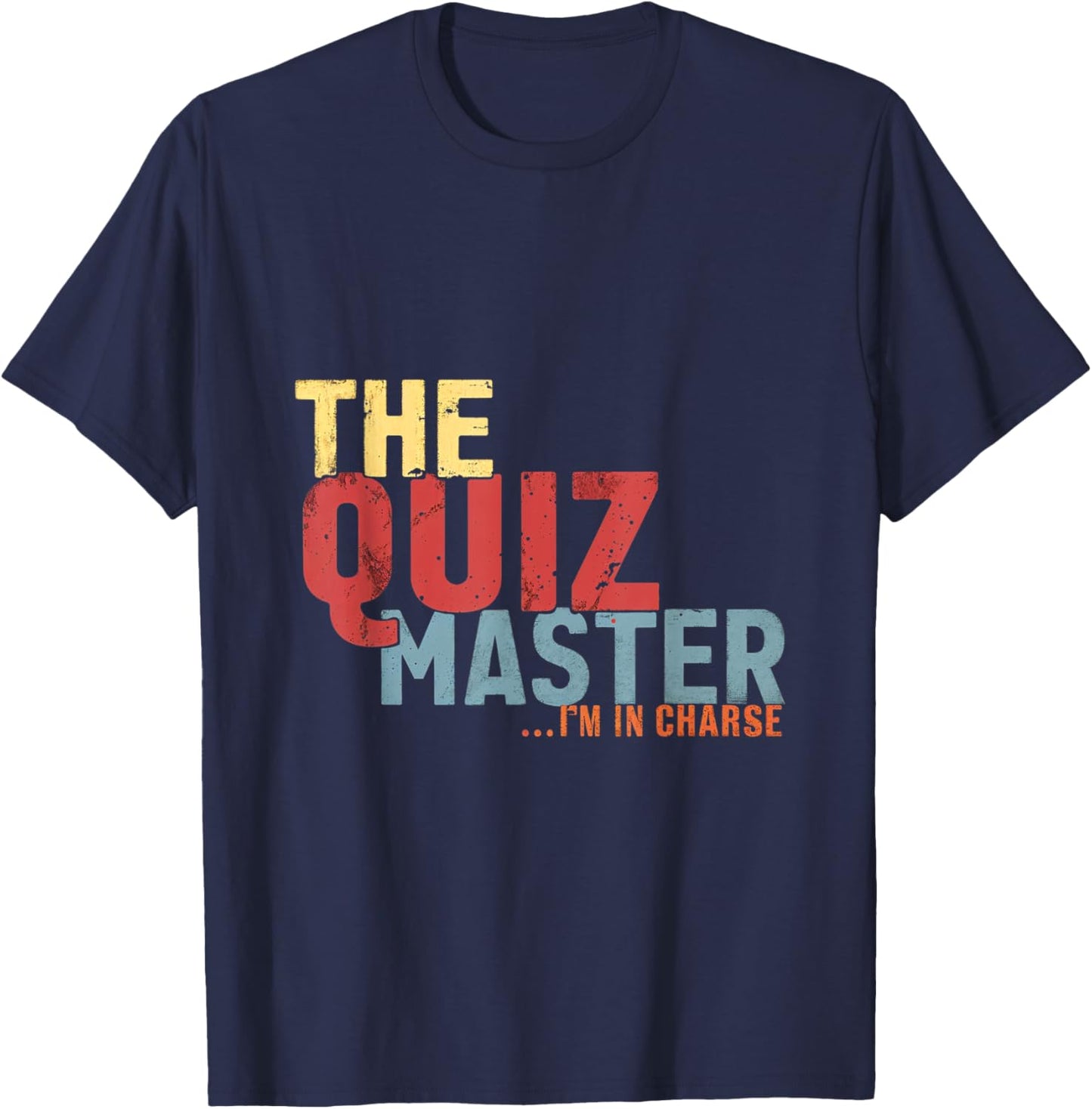 The Quiz Master Trivia Game Quiz Night Team T-Shirt - T-Shirt | Navy
