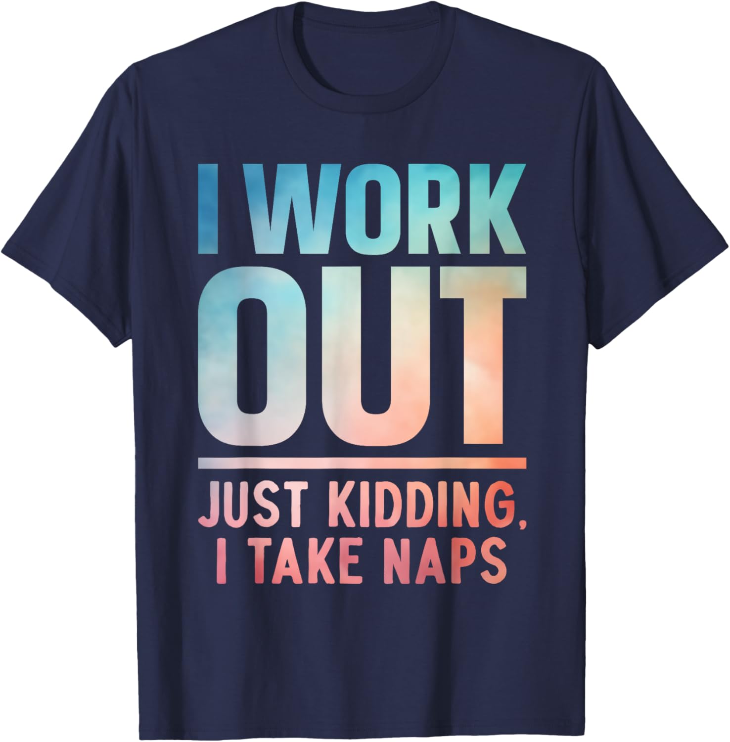 Funny Nap Art Women Work Out Sleep Napping Nap Lover T-Shirt - T-Shirt | Navy
