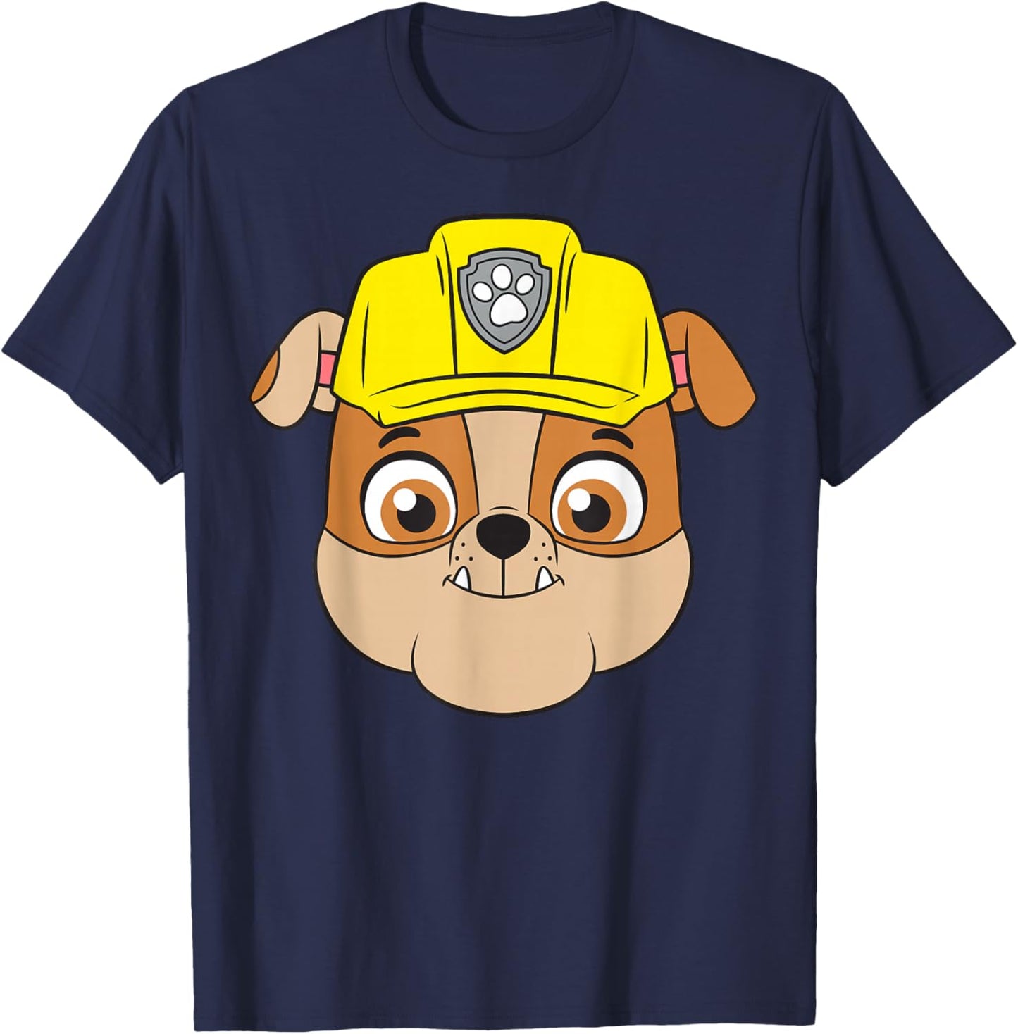 PAW Patrol Rubble Face T-Shirt - T-Shirt | Navy