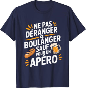 Baker Men's Aperitif Humour Gift Funny Beer T-Shirt - T-Shirt | Navy