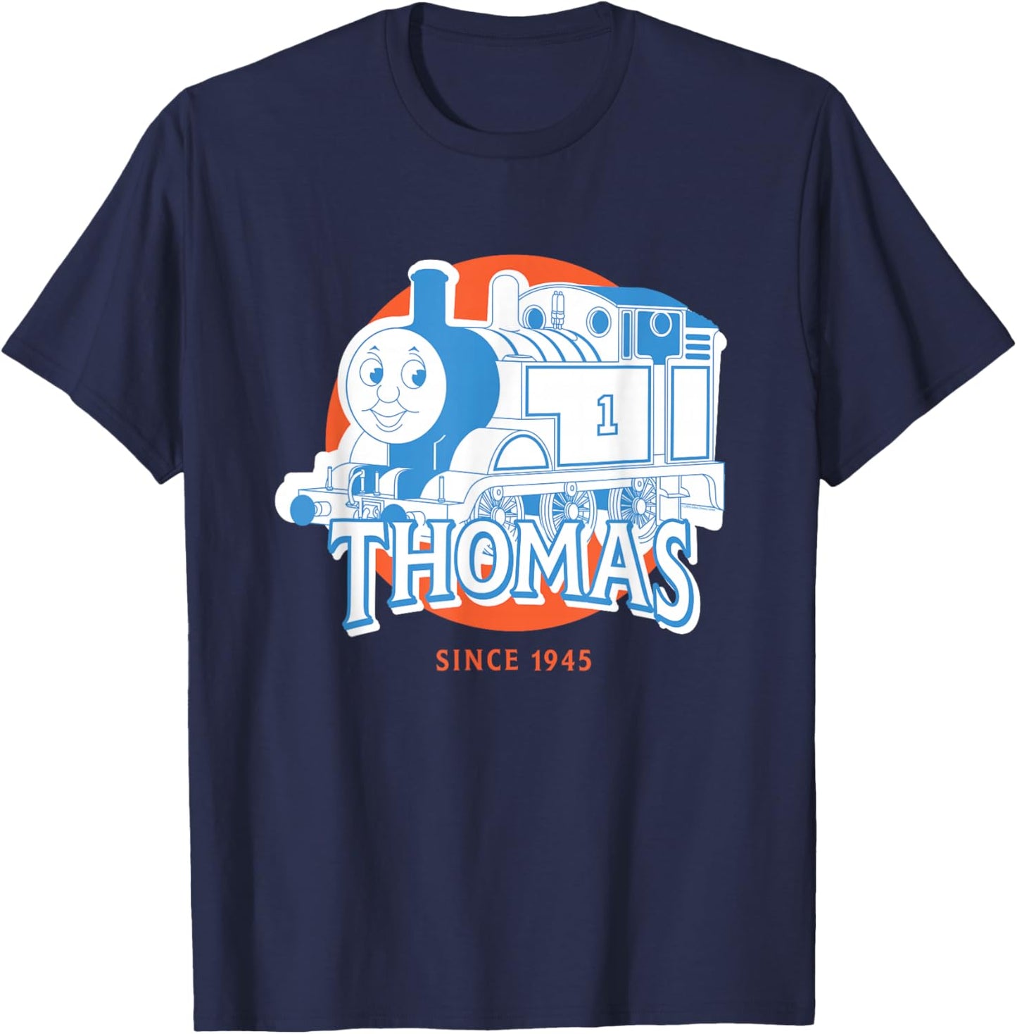 Thomas & Friends - Thomas Blue and White T-Shirt - T-Shirt | Navy