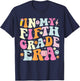 In My Fifth Grade Era Cool 5th Grade Teacher Back to School Women Kids T-Shirt - T-Shirt | Navy