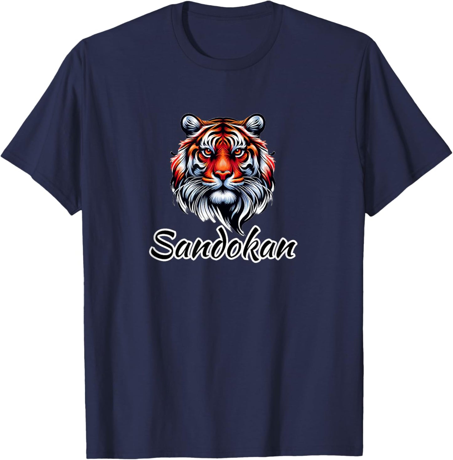 Tiger Sandokan T-Shirt - T-Shirt | Navy