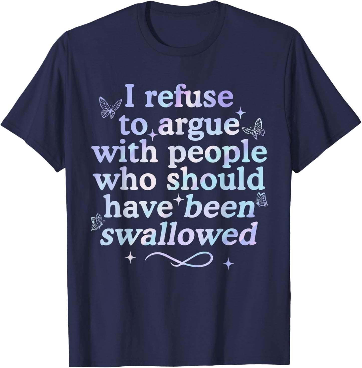 People, Swallowed, Toxic-Funny, Sarcastic T-Shirt - T-Shirt | Navy