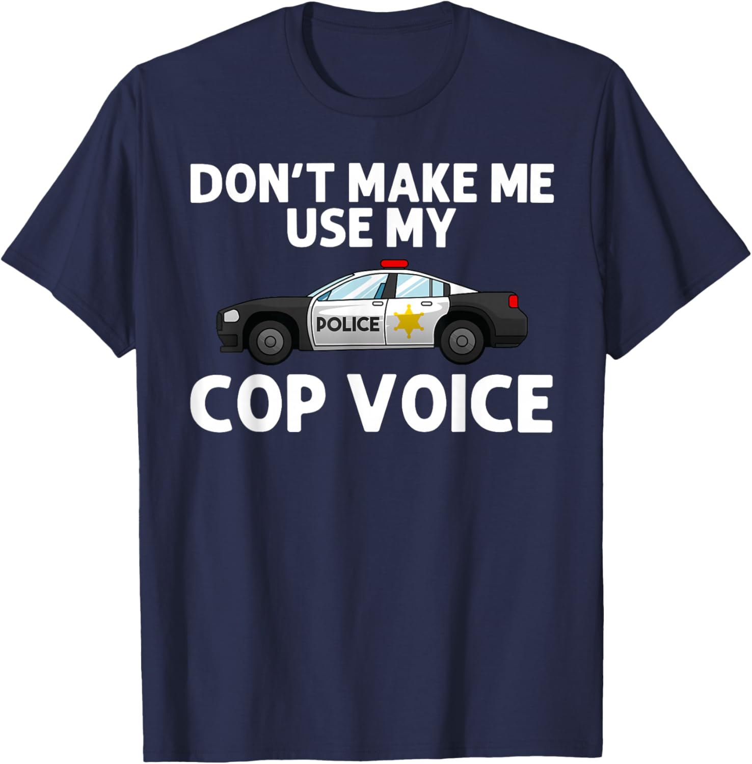 Funny Police Officer Art Women Police Officer Cop T-Shirt - T-Shirt | Navy