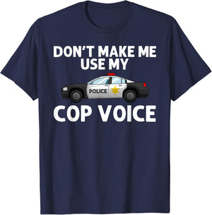 Funny Police Officer Art Women Police Officer Cop T-Shirt - T-Shirt | Navy