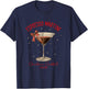 Espresso Martini Christmas Cocktail Club Design T-Shirt - T-Shirt | Navy