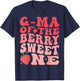 G-Ma Of The Berry Sweet One 1st Birthday Strawberry T-Shirt - T-Shirt | Navy