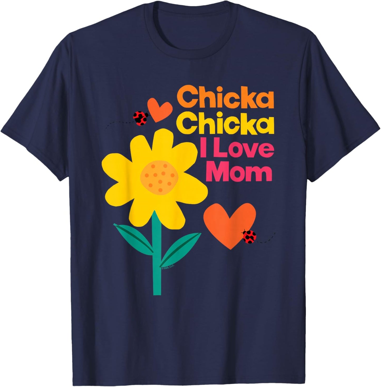 Chicka Chicka Boom Boom I Love Mom T-Shirt - T-Shirt | Navy
