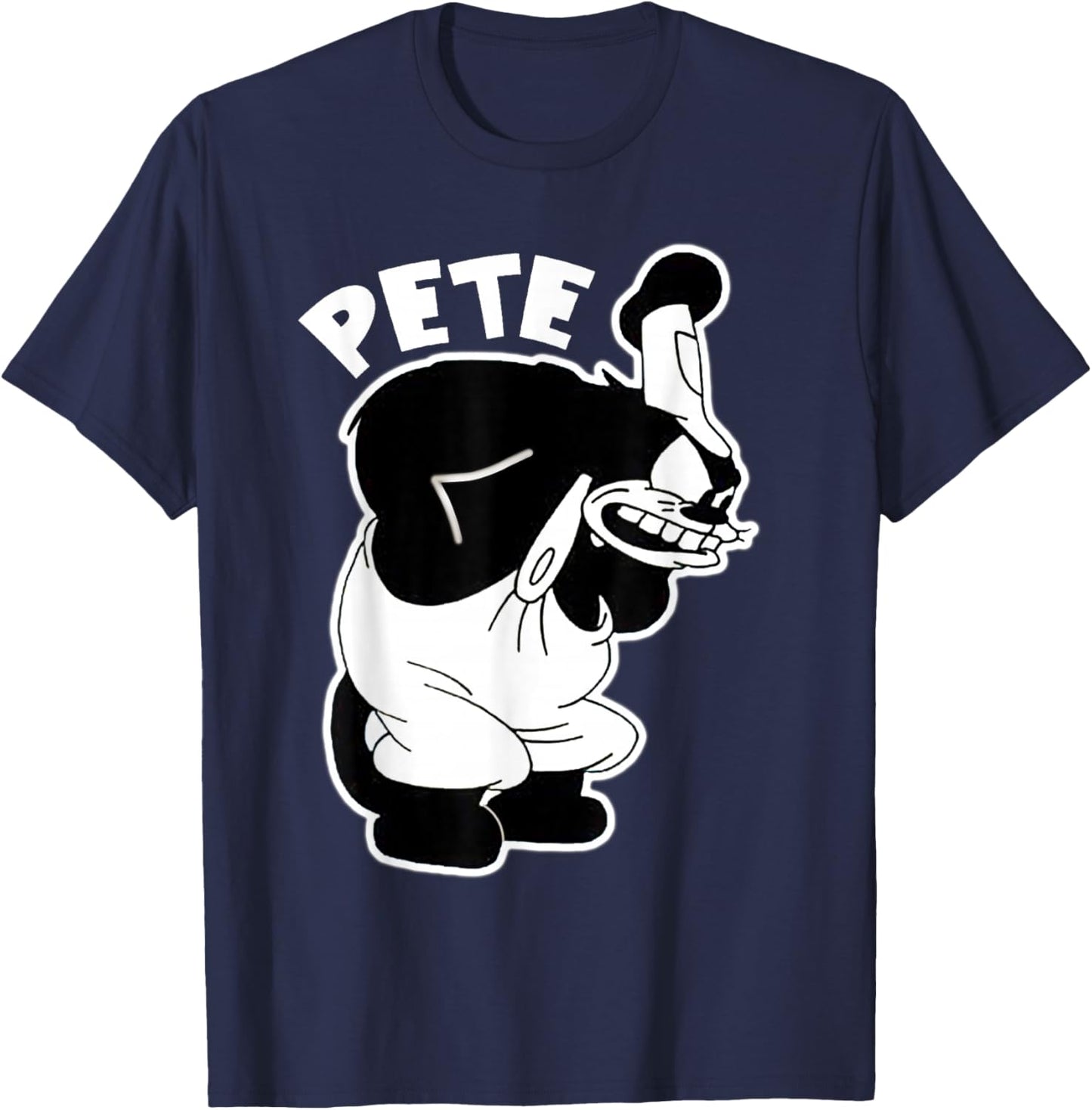 Peg Leg Pete Vintage Cartoon T-Shirt - T-Shirt | Navy