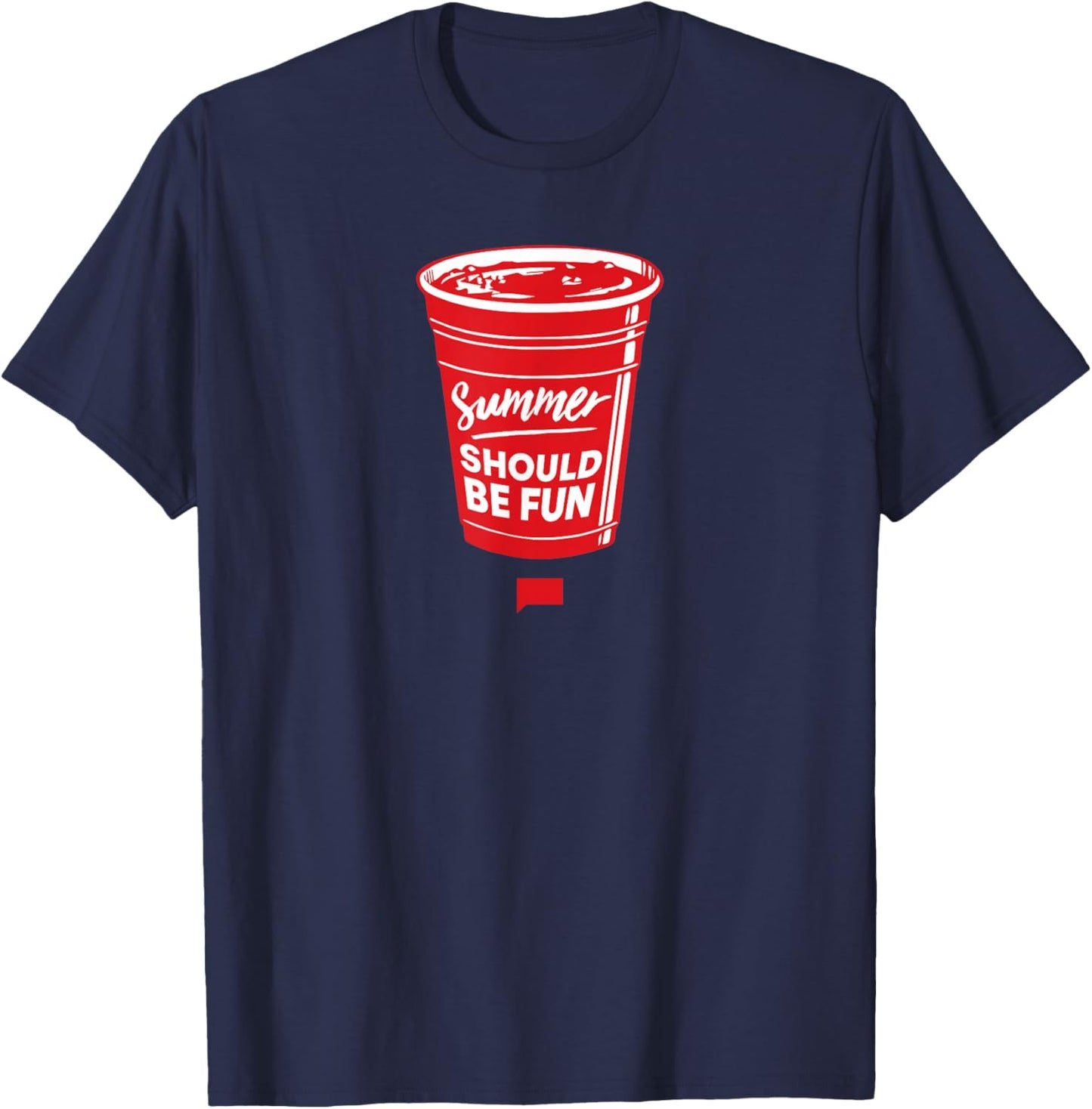 Officially Licensed - Summer House Solo Cup T-Shirt - T-Shirt | Navy