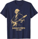 George Washington Playing Guitar 4th July 250th Anniversary T-Shirt - T-Shirt | Navy