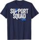 Type 1 Diabetes Shirts Support Squad T1D Awareness T-Shirt - T-Shirt | Navy