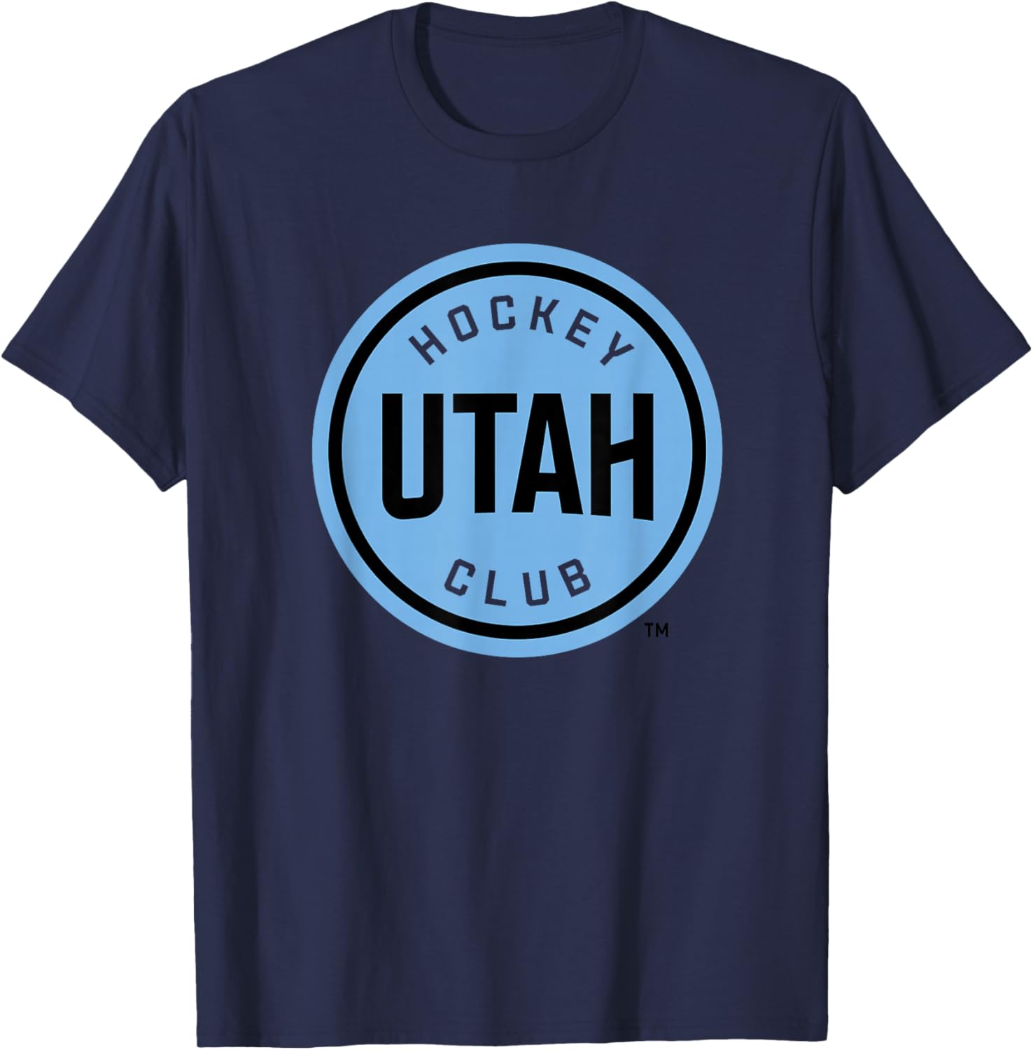 Utah Hockey Club Icon White Officially Licensed T-Shirt - T-Shirt | Navy