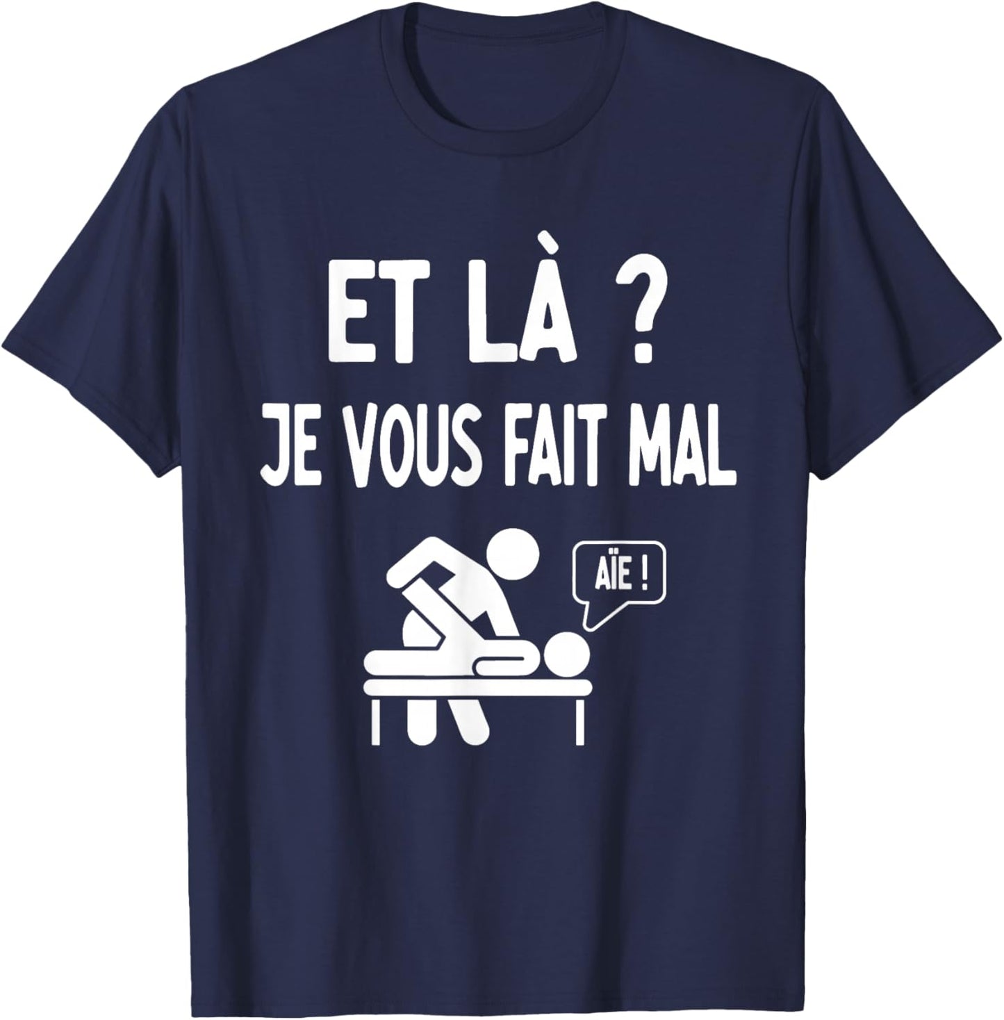 Physical Funny Funny Physiotherapist T-Shirt - T-Shirt | Navy
