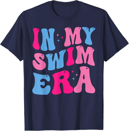 Retro In My Swim Era Swimming Swimmers Women Men Kids T-Shirt - T-Shirt | Navy