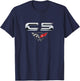 Classic CAR Emblem 1997-2004 C5 Muscle CAR Vintage Badge T-Shirt - T-Shirt | Navy