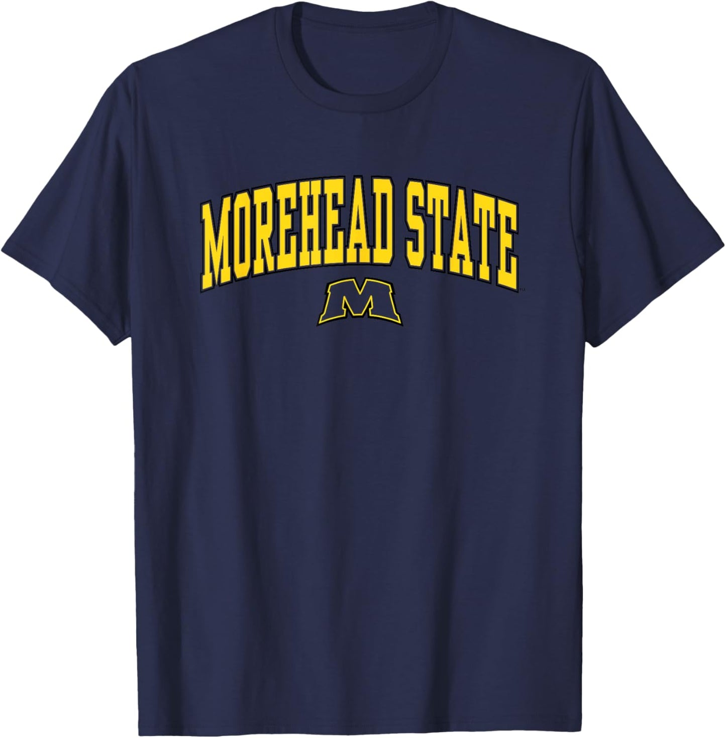 Morehead State Eagles Arch Over Blue Officially Licensed T-Shirt - T-Shirt | Navy
