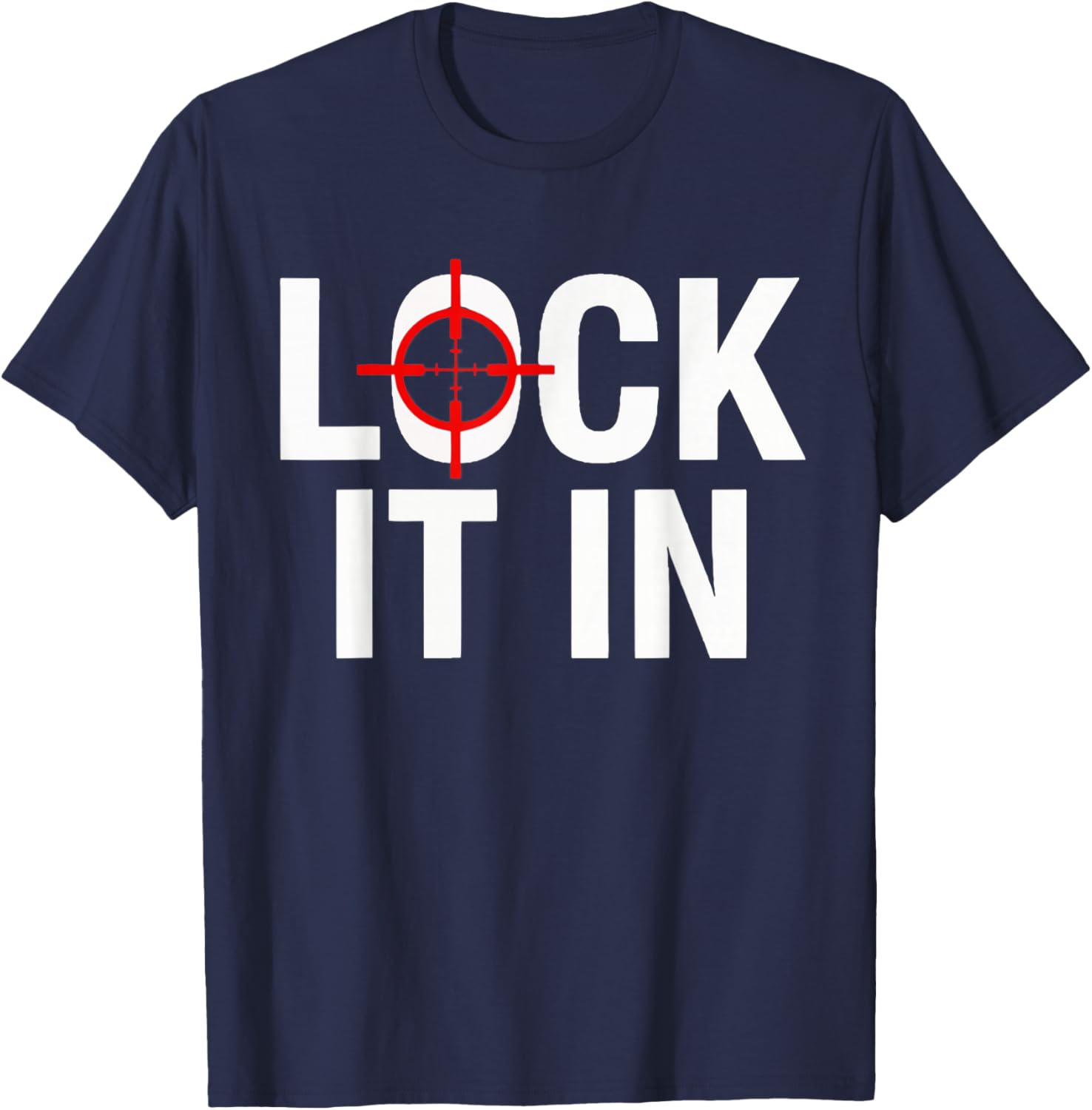 Lock It in - Big Game T-Shirt - T-Shirt | Navy