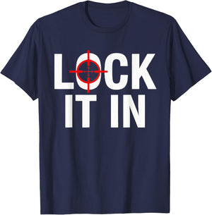 Lock It in - Big Game T-Shirt - T-Shirt | Navy