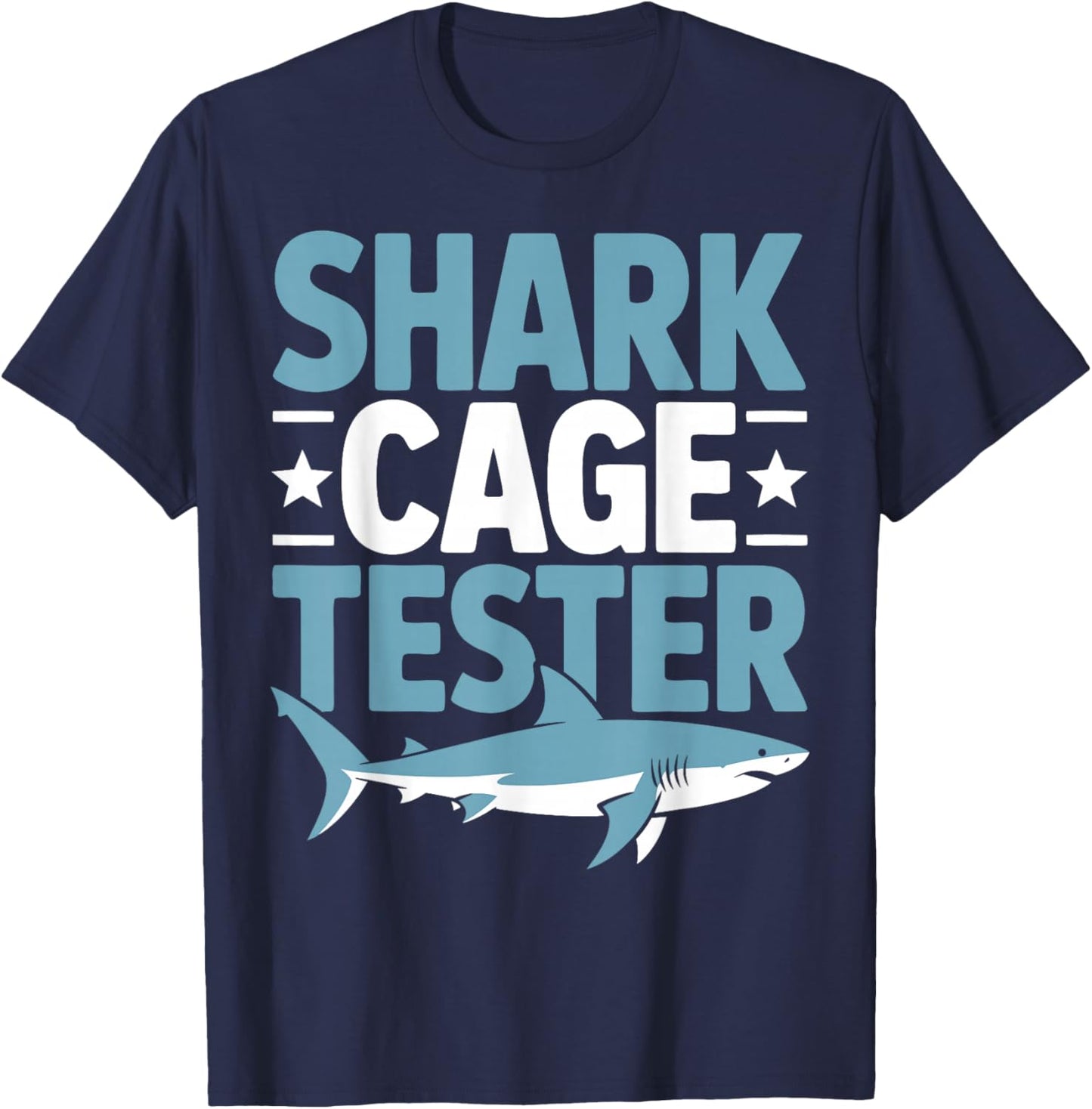 Amputated Prosthetic User Cage Tester Funny Amputee T-Shirt - T-Shirt | Navy
