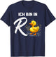 with German Text "Ich Bin IN R Ente - Rente X" [German Language] T-Shirt - T-Shirt | Navy