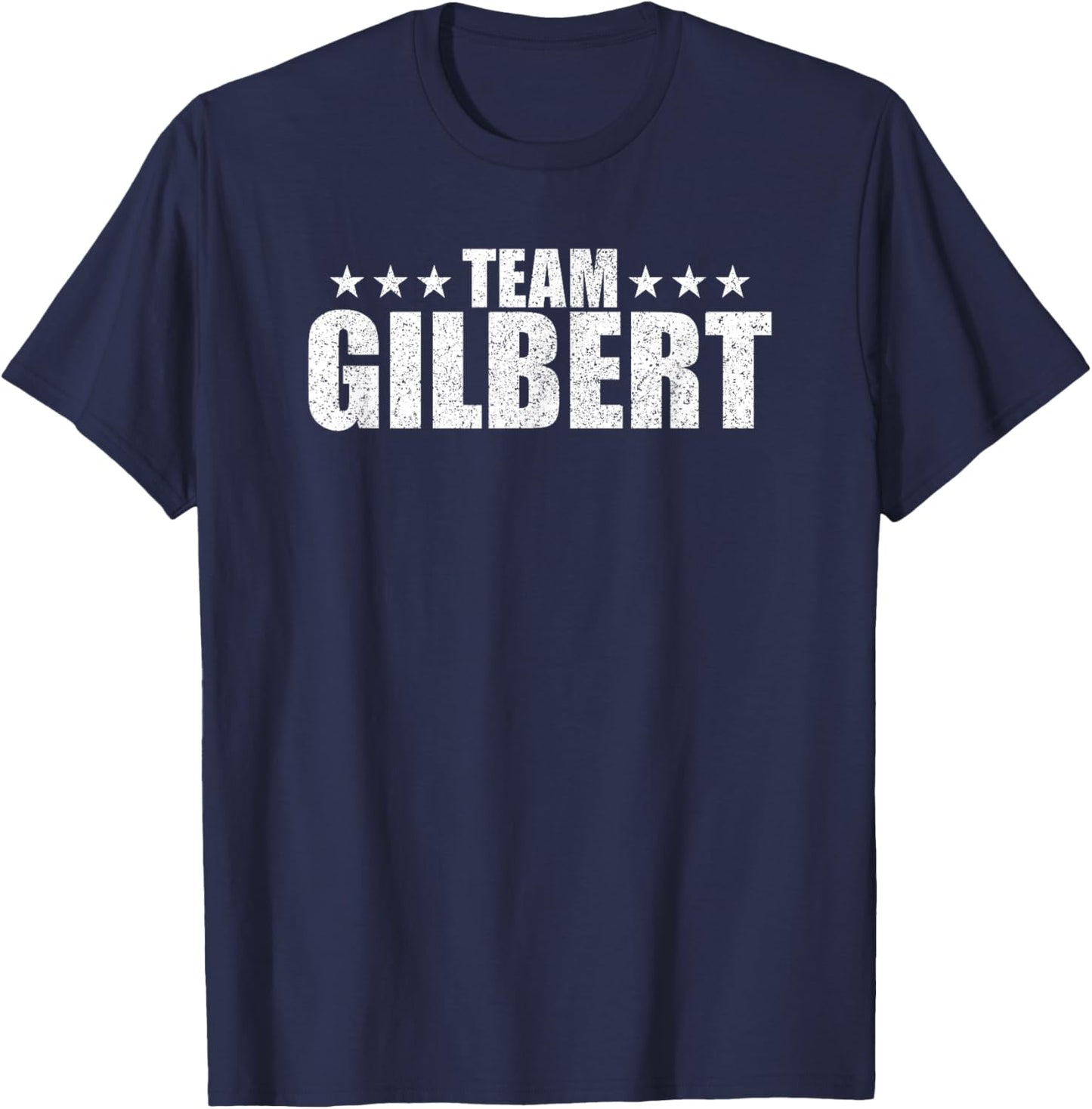 Gilbert Surname Family Birthday Gilbert Lastname Couple T-Shirt - T-Shirt | Navy