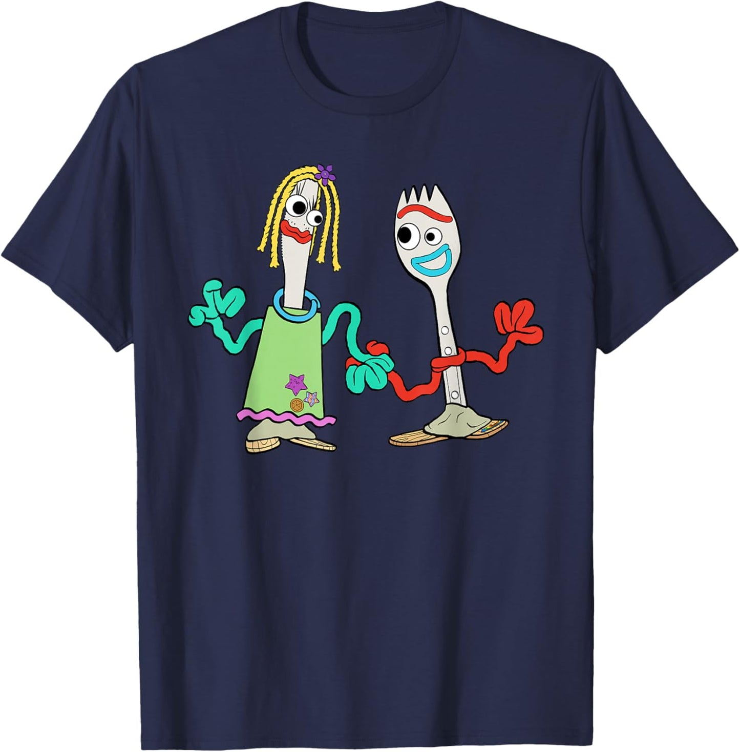 Disney and Pixar's Toy Story 5 Forky Karen Beverly Big Pose T-Shirt - T-Shirt | Navy