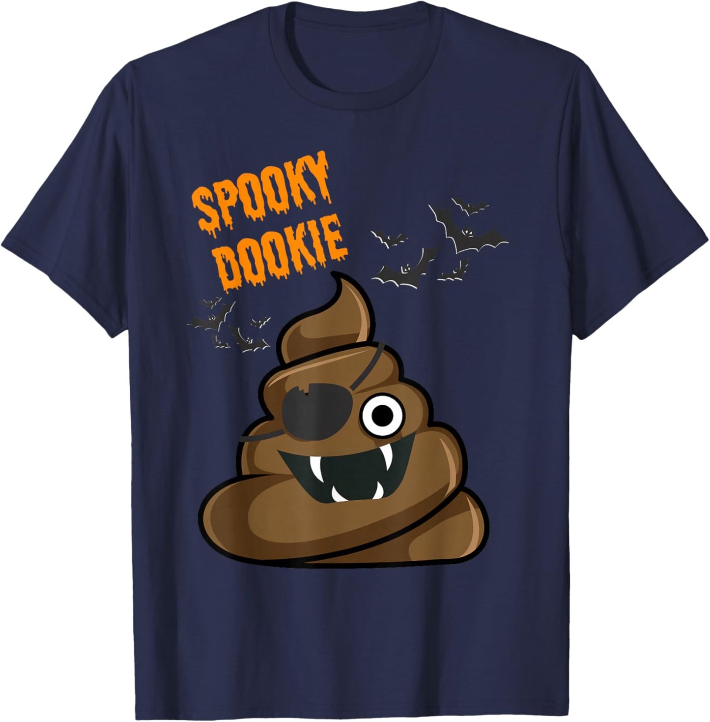 Funny Spooky Dookie Halloween Costume Women Kids T-Shirt - T-Shirt | Navy