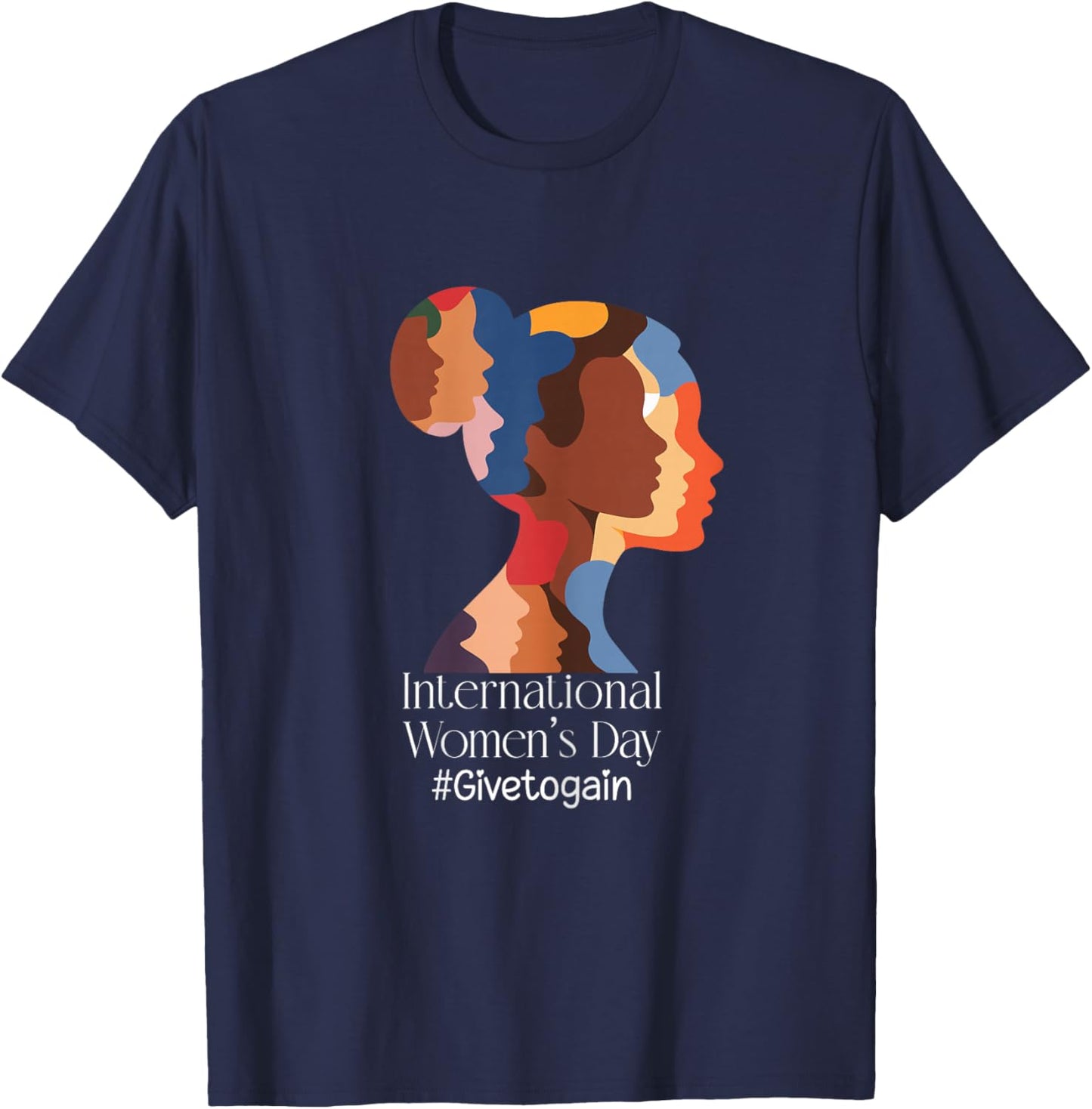 International Women's Day 8 March Support T-Shirt - T-Shirt | Navy