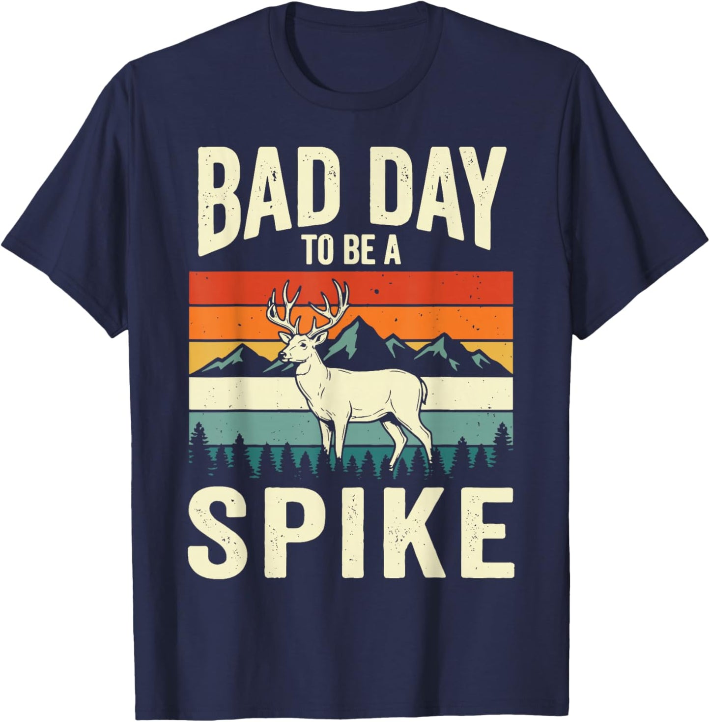 Bad Day to Be A Spike T-Shirt - T-Shirt | Navy