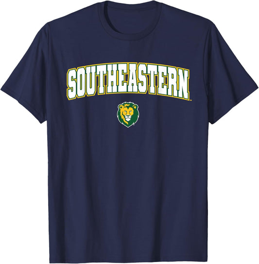 Southeastern Louisiana University Lions Arch Logo T-Shirt - T-Shirt | Navy