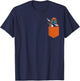 Retro Graphic Gator Dabbing in The Pocket Men Women Kids T-Shirt - T-Shirt | Navy