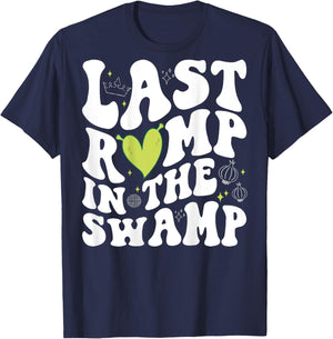 Last Romp in the Swamp (on back) T-Shirt - T-Shirt | Navy