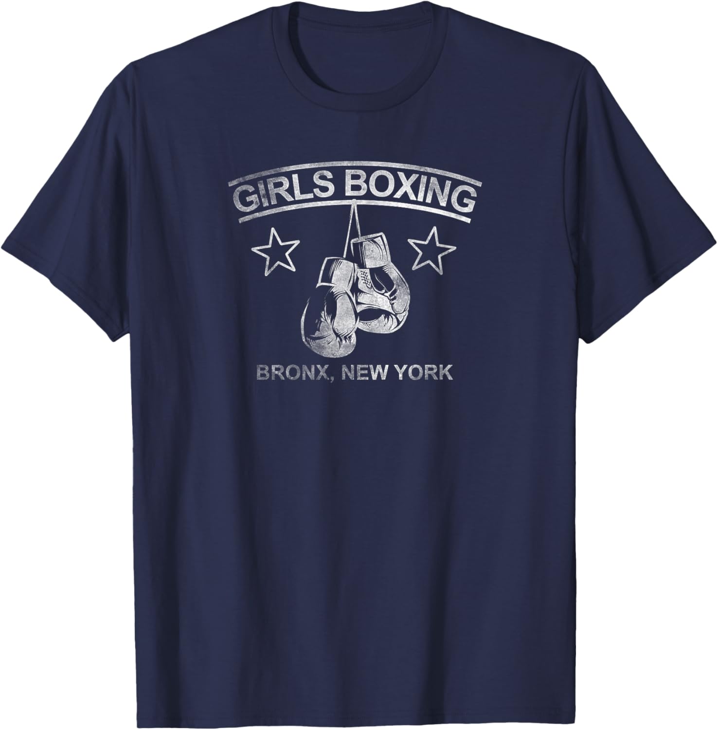 Girls Boxing Girls Boxing Bronx New York T-Shirt - T-Shirt | Navy
