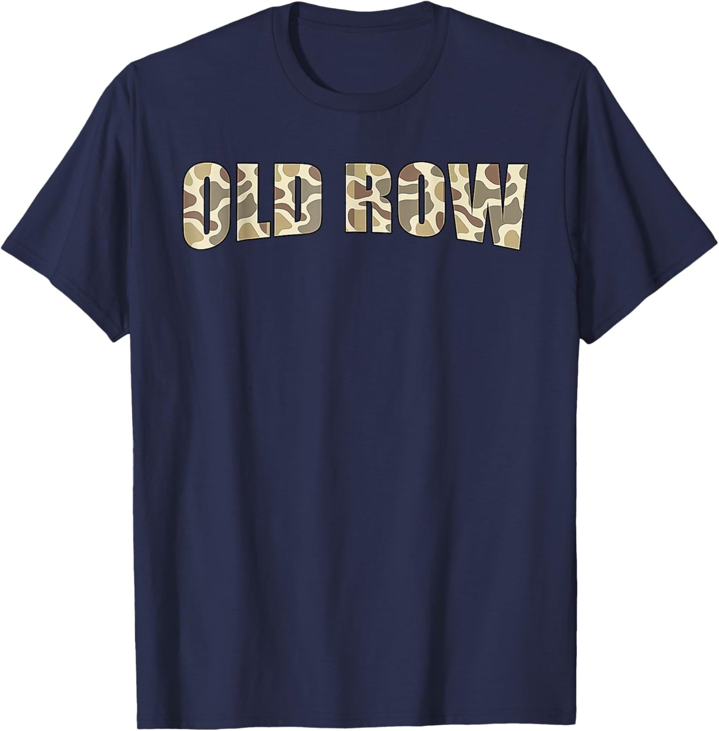 Retro Old Camo Row Funny Women Men Kids T-Shirt - T-Shirt | Navy