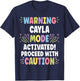 CAYLA Personalized Name Funny Cute Custom CAYLA Name T-Shirt - T-Shirt | Navy