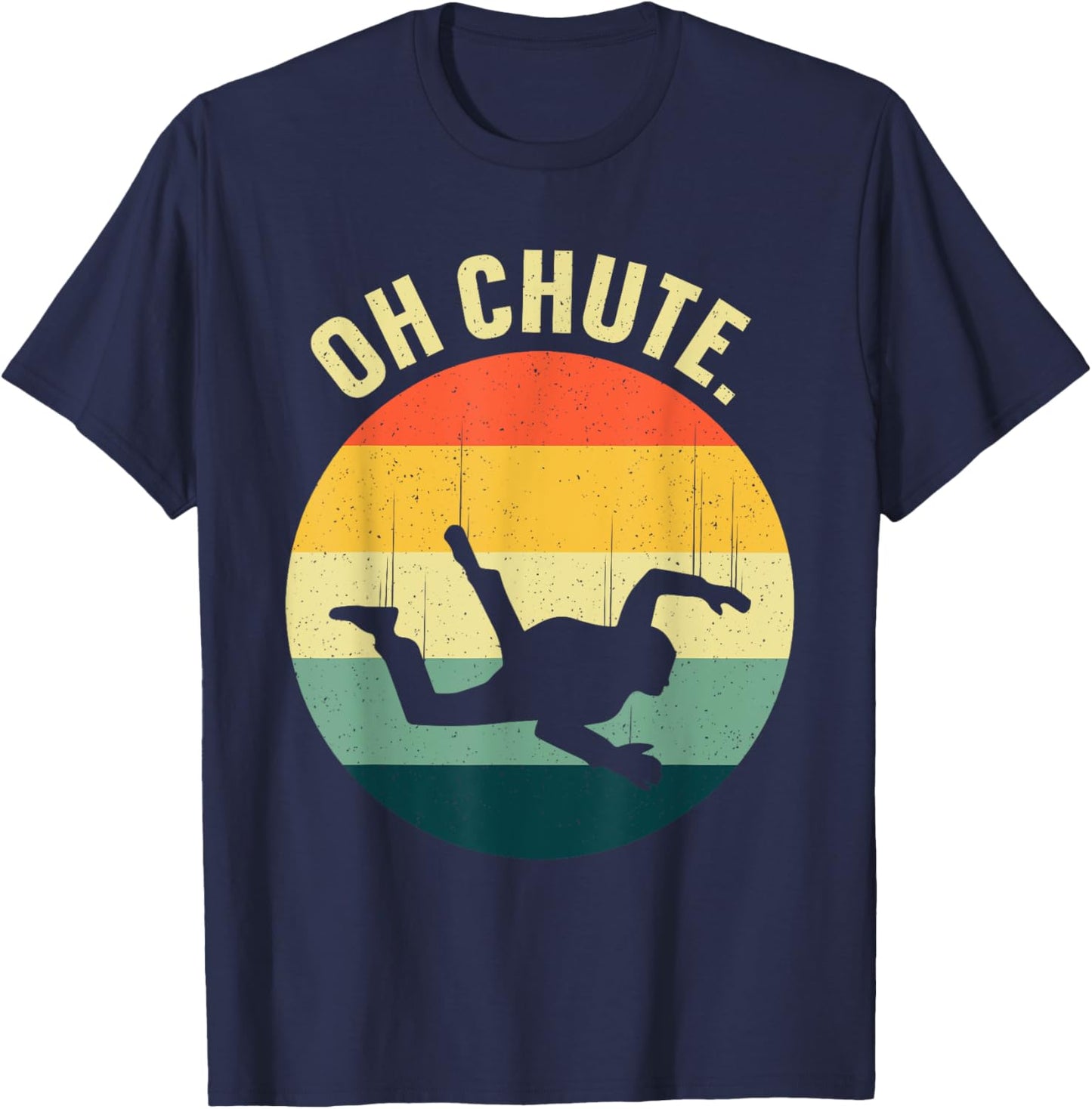 Skydiving Art Women Parachute Skydiver Paragliding T-Shirt - T-Shirt | Navy