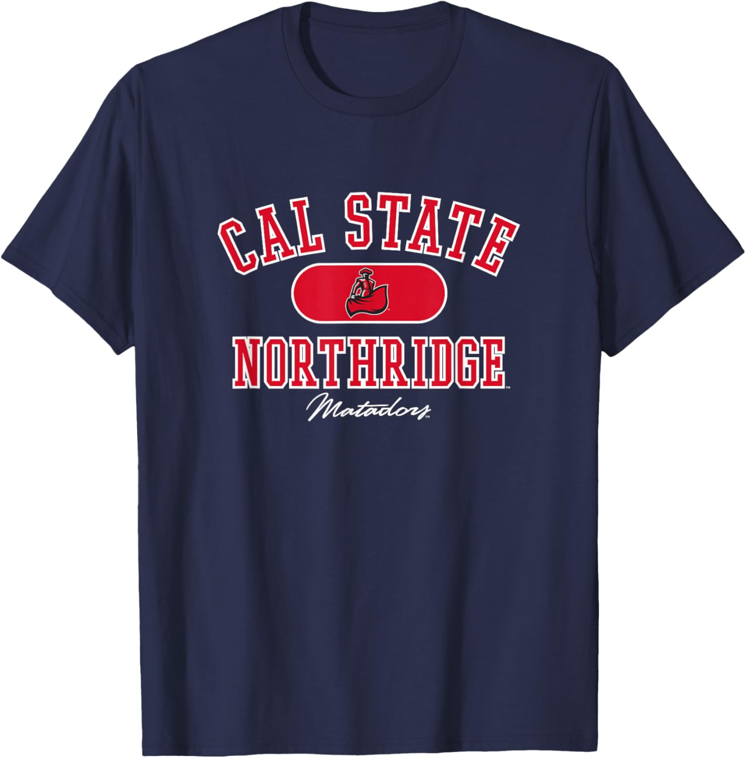 Cal State Northridge Matadors Varsity Black T-Shirt - T-Shirt | Navy