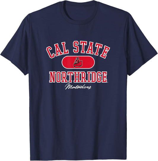 Cal State Northridge Matadors Varsity Black T-Shirt - T-Shirt | Navy