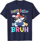 Happy Easter Bruh Funny Dabbing Bunny Dab Dance Rabbit Kids T-Shirt - T-Shirt | Navy