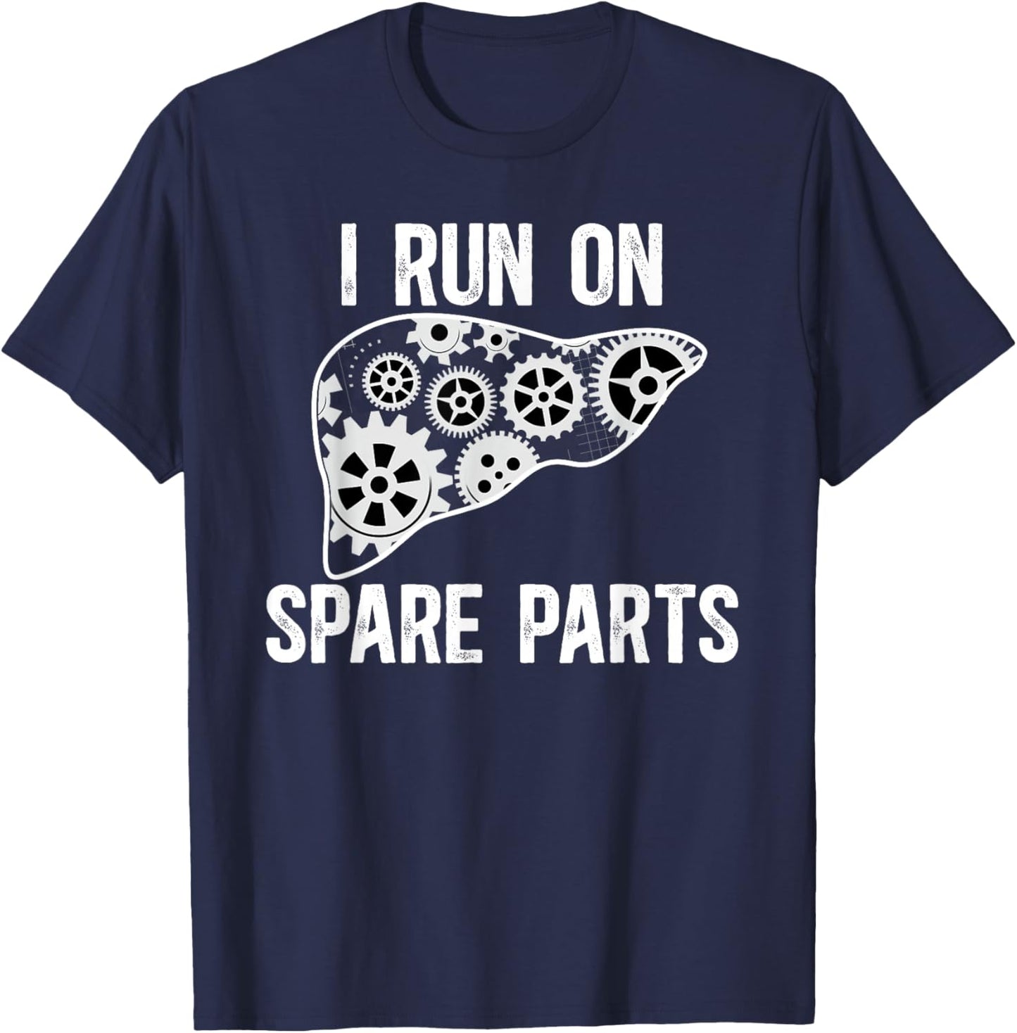 Liver Recipient Funny Liver Transplant Survivor T-Shirt - T-Shirt | Navy