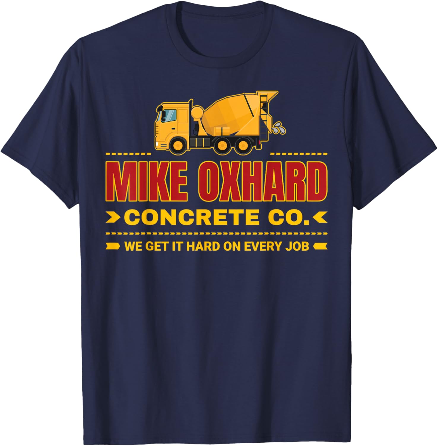 Mike Oxhard Funny Adult Humor Pun Innuendo Joke Gag Gifts T-Shirt - T-Shirt | Navy