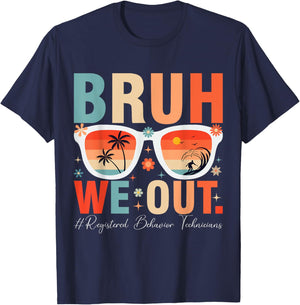 bruh we out RBT T-Shirt - T-Shirt | Navy