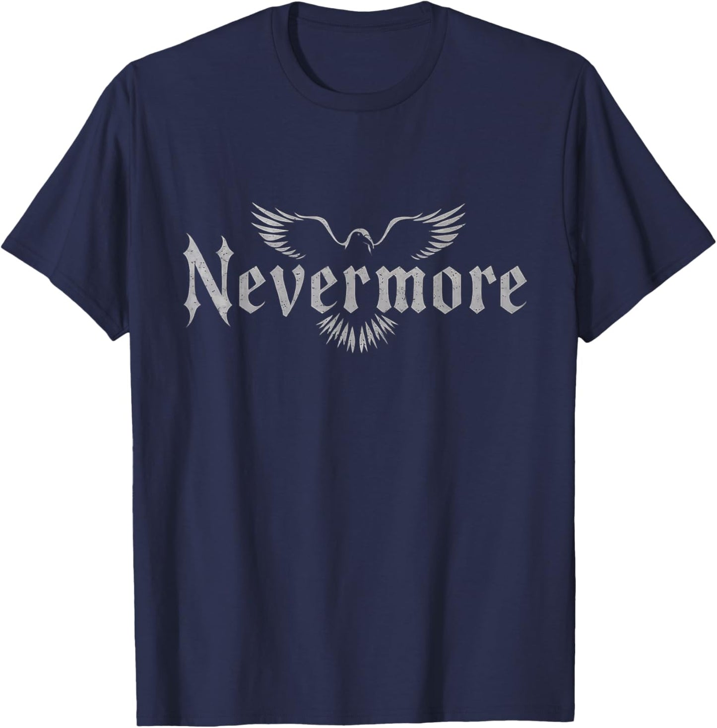 Gothic Edgar Allan Poe Dark Academia Literature Poet T-Shirt - T-Shirt | Navy