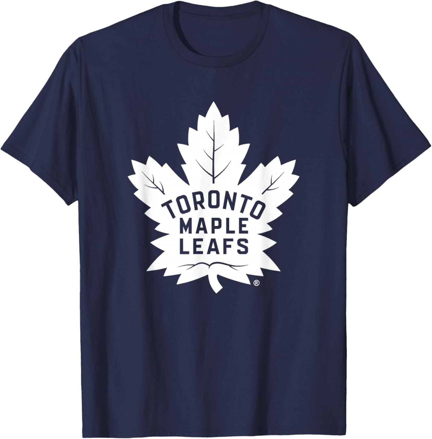 Toronto Maple Leafs Icon Royal Blue Officially Licensed T-Shirt - T-Shirt | Navy
