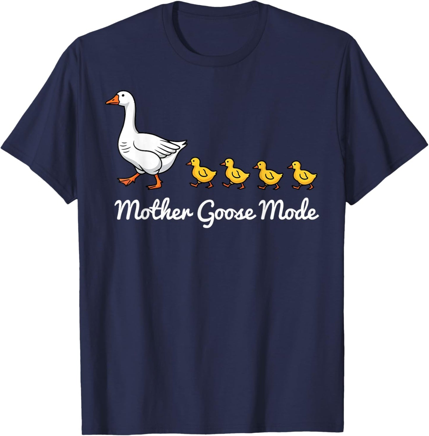 Mother Goose Mode Activated Nursery Rhyme Mom T-Shirt - T-Shirt | Navy