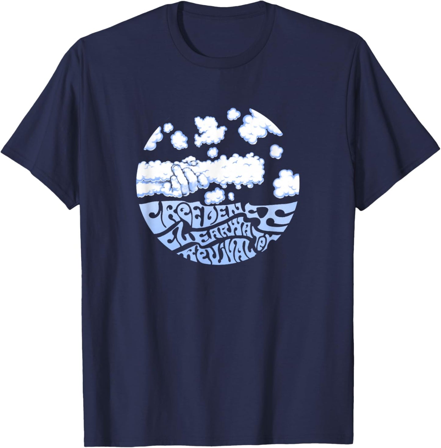 Creedence Clearwater Revival Clouds T-Shirt - T-Shirt | Navy
